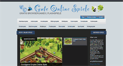 Desktop Screenshot of gute-online-spiele.de